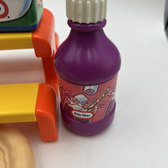 Little Tikes Vintage Toy Food‎ Lot Fisher Price Play Pretend Pizza Juice Table - Picture 3 of 15